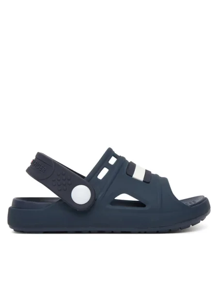 Tommy Hilfiger Szandál Sötétkék fehér
