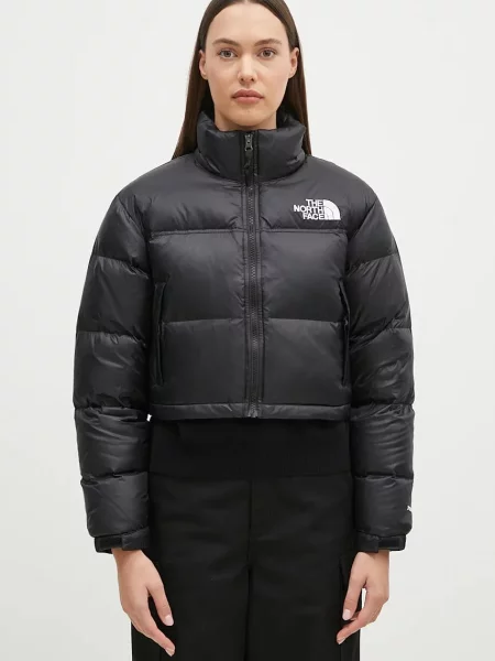 The North Face W Nuptse Short Jacket Kobiety Kurtki The North Face Size: L czarny