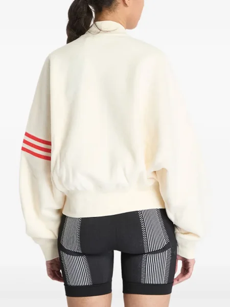 Домашни пантофи Adidas от джърси бяло