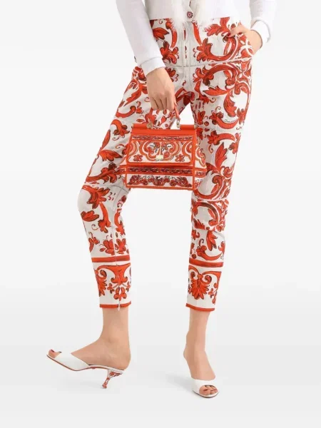 Чанта Dolce & Gabbana бродирана оранжево