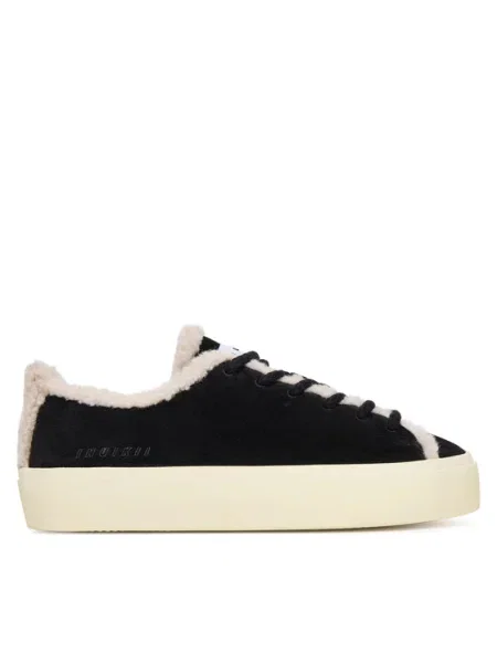 Inuikii Sneakers Shearling Low negru