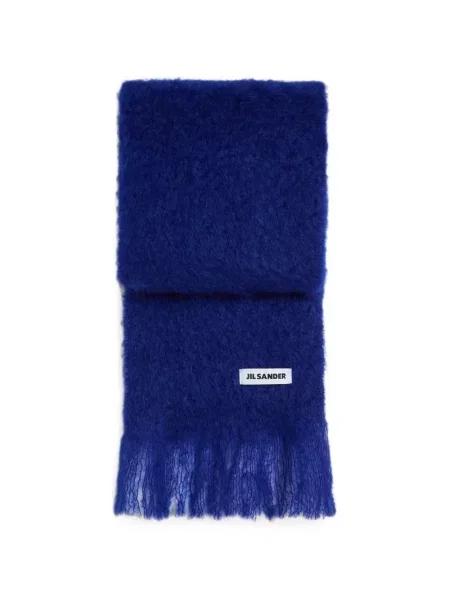 Fular Jil Sander de lână albastru