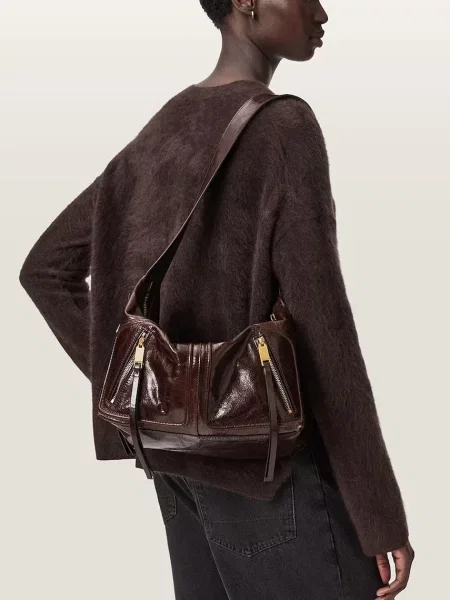 Кожаная сумочка Allsaints