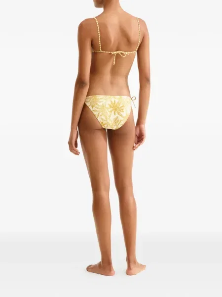 Bikini Eres cu model floral cu imagine galben