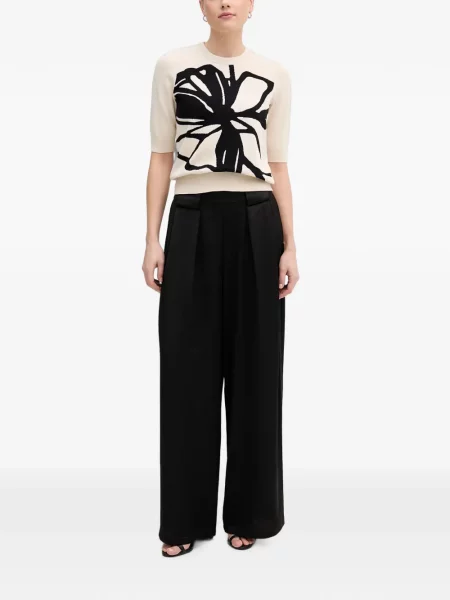 Pantaloni palazzo Dkny negru