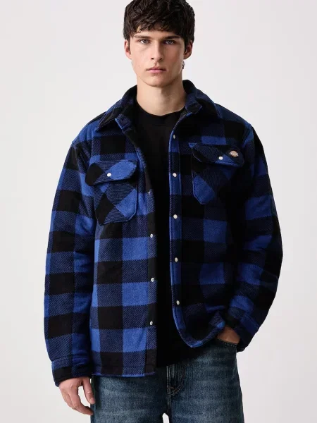 Dickies geacă tip cămașă pentru bărbați albastru