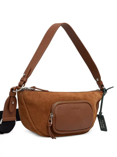 Crossbody kabelka Coccinelle hnedá