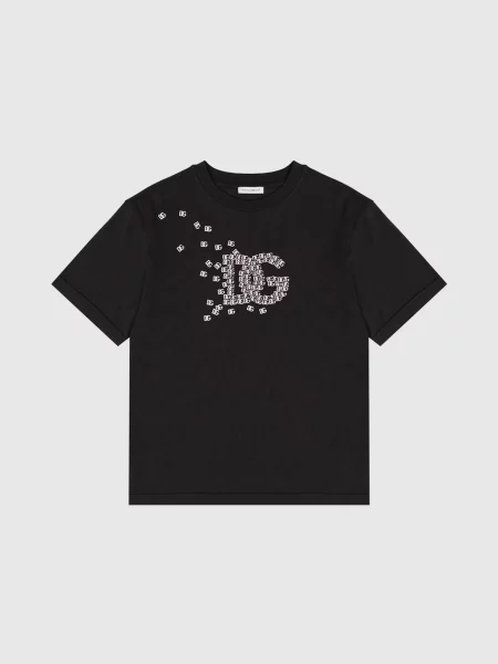 Детская футболка Dolce&gabbana черная