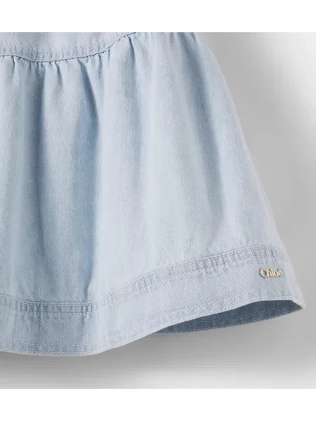 Gyerek denim ruha Chloe kék