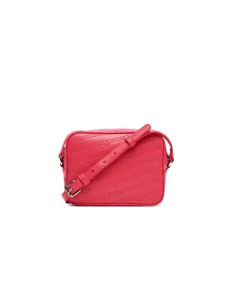 Tommy Jeans Kabelka Tjw Must Aop Camera Bag Bordová ružová
