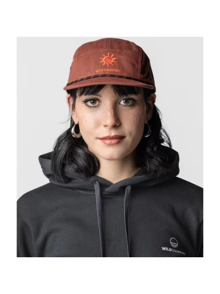 Czapka wild country movement canvas brązowoczerwona czerwona