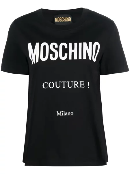 Tricou Moschino cu imagine negru