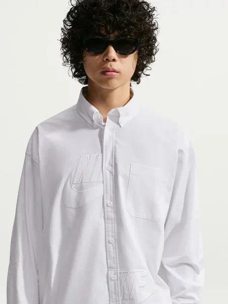 Twill ing Nike Sportswear fehér