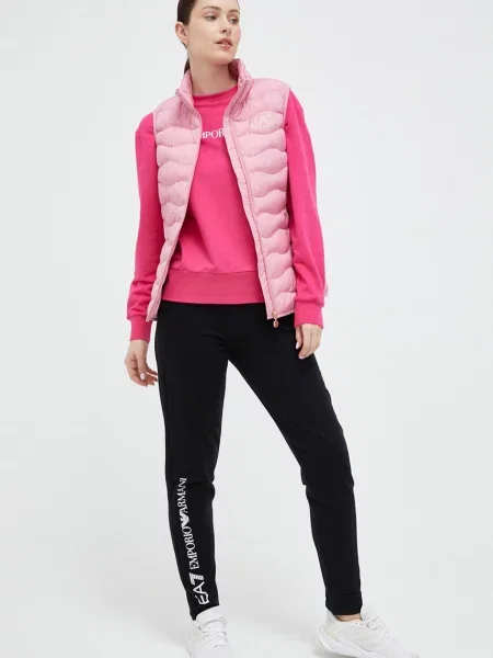 Emporio Armani bezrękawnik przejściowy różowy