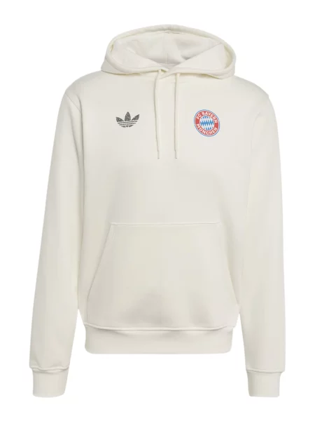 ADIDAS ORIGINALS Hanorac sport FCB' alb