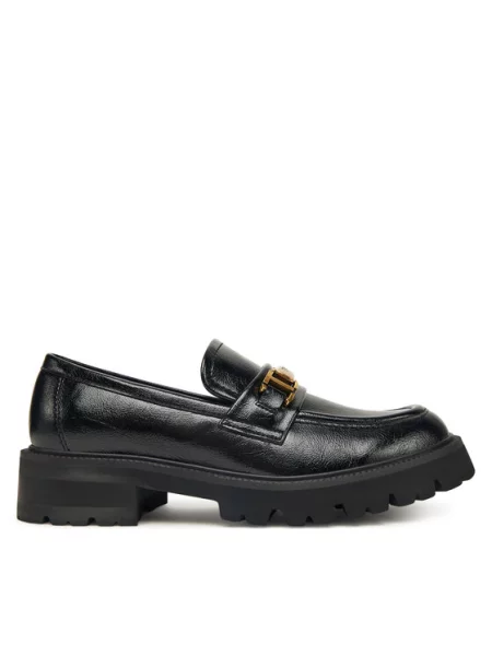 TWINSET Loaferice crna