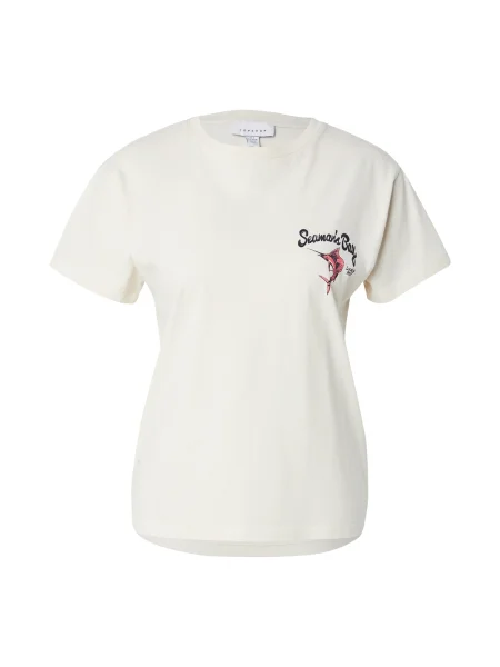 TOPSHOP Tričko Papya režná / růžová černá