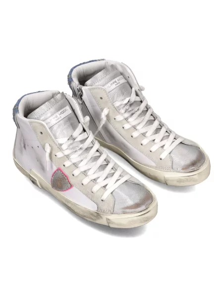 Buty do tenisa Philippe Model skórzane do tenisa białe