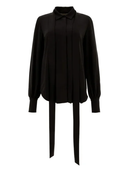 Cămașă Elie Saab plisată negru