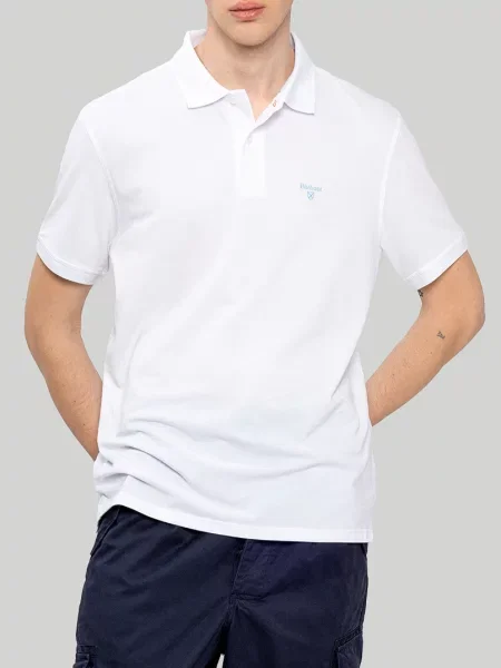 Поло Barbour біле