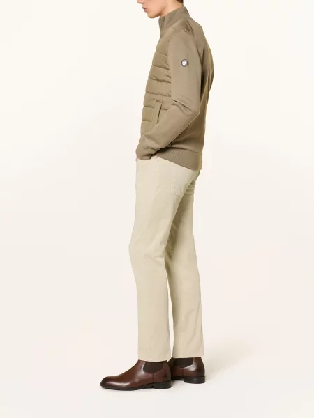 Boss Kalhoty Delaware Slim Fit open beige béžové