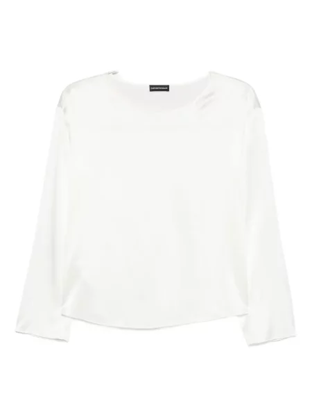Bluză Emporio Armani lungă alb