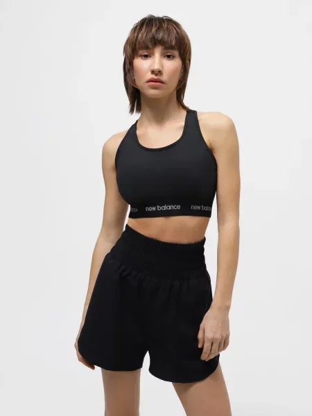 Топ спортивний New Balance Pace поліестер/спандекс чорний