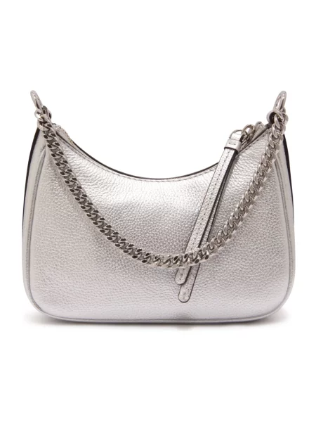 Zawieszka Michael Kors skórzana szara