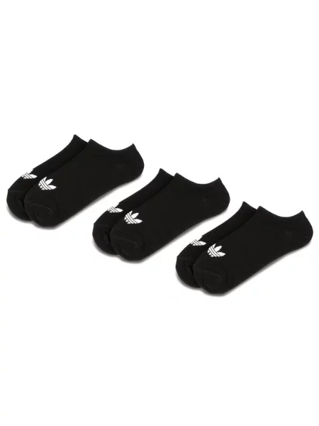 Krótkie skarpety z nadrukiem z logo w zestawie 3 szt. Adidas Originals czarne