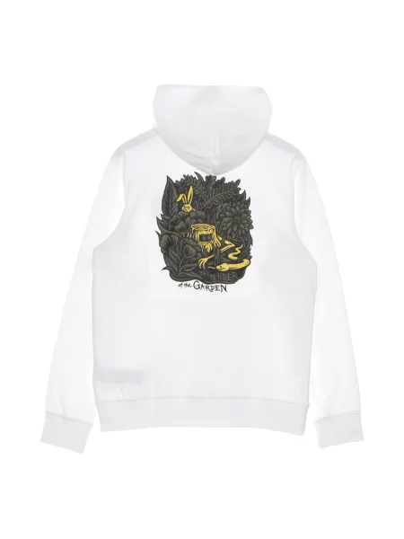 Bluza z kapturem Element z kapturem biała