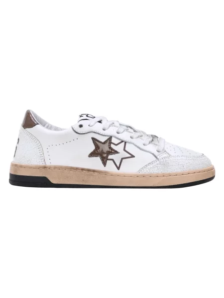 Sneakersy 2star skórzane białe