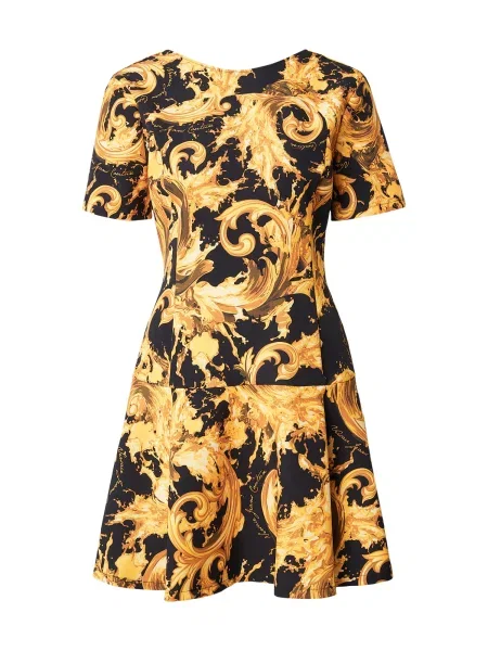 Versace Jeans Couture Rochie galben curry / galben deschis negru