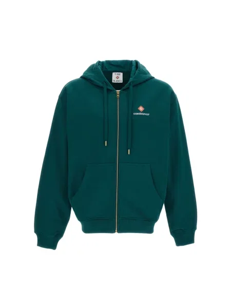 Bluza z kapturem Casablanca z kapturem zielona