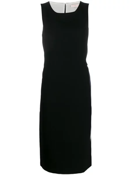 Rochie midi Tory Burch cu dungi până la genunchi de costum negru