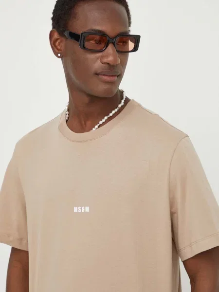 Koszulka Msgm beżowa