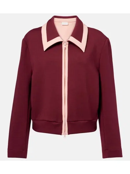 Geacă Dries Van Noten bordo