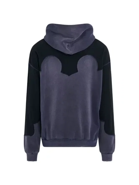 Hanorac cu glugă Maison Margiela albastru