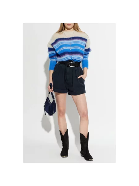 Sweter Marant Etoile wełniany niebieski