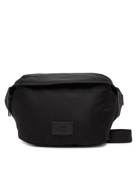 Calvin Klein Jeans Torbica za okrog pasu﻿ Metro Nylon Oversized Waistbag črna