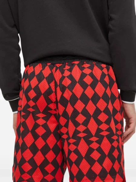 Pantaloni scurți Puma cu imagine roșu