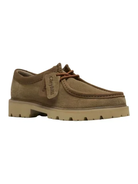 Półbuty Clarks skórzane brązowe