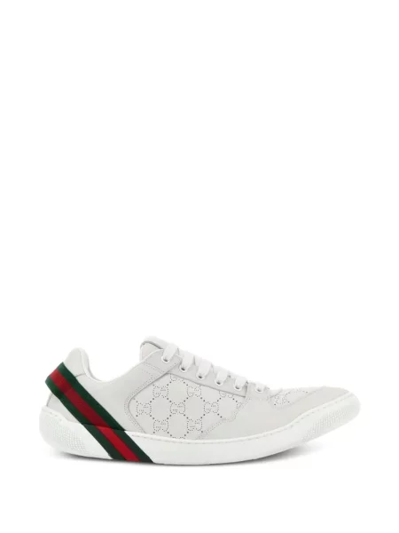 Sneakerși Gucci cu dungi alb