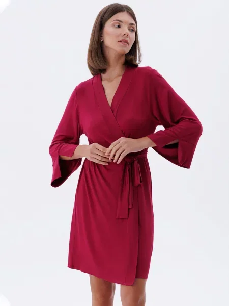 Халат Leinle бордовий