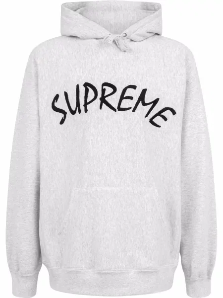 Hanorac cu glugă Supreme gri
