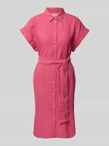 Sukienka casualowa taliowana z czystego lnu Marc O'polo