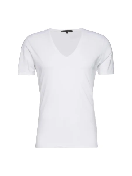 DRYKORN Tricou Quentin murdar alb