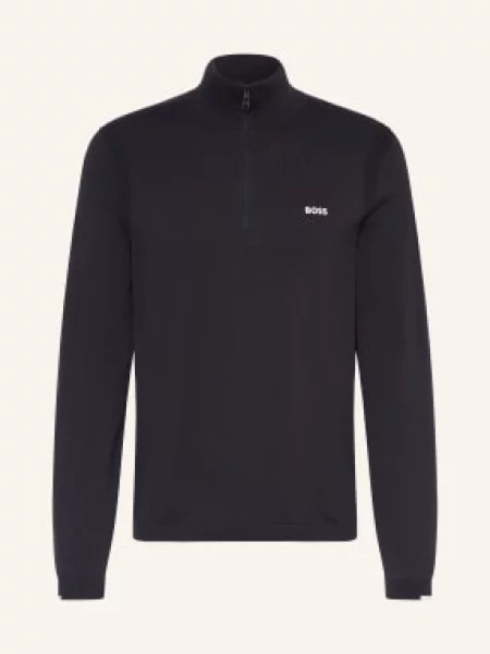 Sweter Boss granatowy