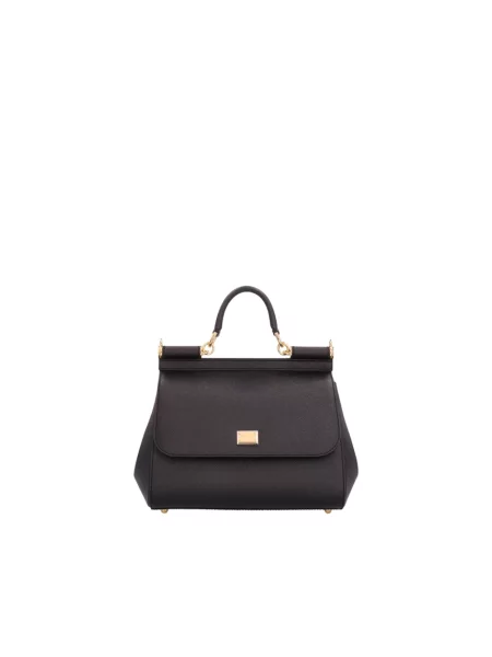 Torebka Dolce And Gabbana skórzana czarna