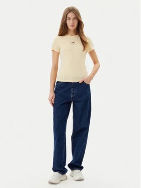Tričko Tommy Jeans žluté