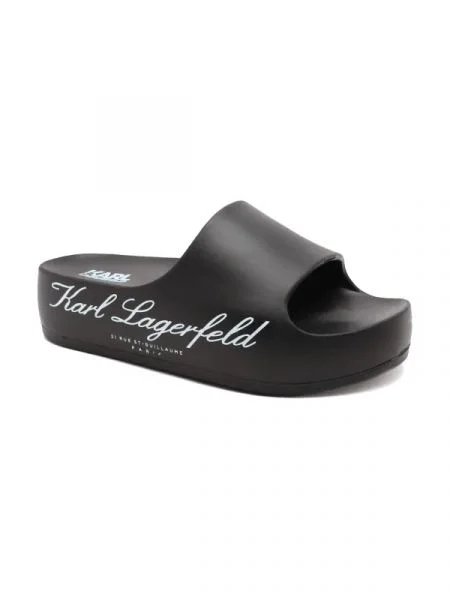 Karl Lagerfeld Șlapi KOBO II Hotel Logo Slide negru